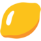 Lemon emoji on Google